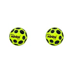 Waboba Moon Ball-Bounces Out of This World-Original Patented Design-Craters Make Pop Sounds When It Hits The Ground-Easy to Grip, Colour-Yellow, 70 x 67 x 70 mm (Pack of 2)