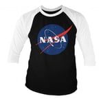 Hybris NASA logo 3/4 baseball tee (S)