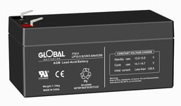Global 12V 3.4Ah (AGM) 134x67x60