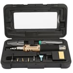 Soldering Iron Kit 10pcs Come With Storage Case Portable Gas Soldering Iron