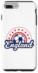 Coque pour iPhone 7 Plus/8 Plus Ballon de football Euro Star Angleterre