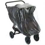 RAIN COVER TO FIT BABY JOGGER CITY MINI GT DOUBLE RAIN COVER UK MFD