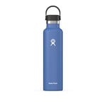 Hydro Flask - Standard Mouth - Gourde Isotherme 709 ml (24 oz) - Bouteille Inox à Isolation Sous Vide - Bouchon Antifuite et Revêtement par Poudre - Sans BPA - Ouverture Standard - Cascade