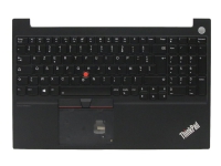 Lenovo - Erstatningstastatur for bærbar PC - med Trackpoint - bakbelysning - AZERTY - Fransk - svart - FRU - for ThinkPad E15 20RD, 20RE