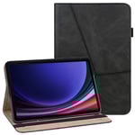 Samsung Galaxy Tab S10 / S9 / S9 FE Fodral med Kortfack - Svart