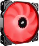 Corsair AF140 Air Series, 140 mm LED Low Noise Cooling Fan - Red (Dual Pack)