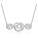 Swarovski smykke Generation necklace White, Rhodium plated - 5636587