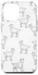 Coque pour iPhone 15 Plus Motif amusant de chèvre - Style vintage - Motif de chèvre fermier cool