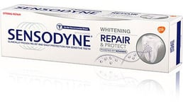 Sensodyne WHITEN REPAIR PROTECT Toothpaste Fluoride Novamin Sensitive 100g.