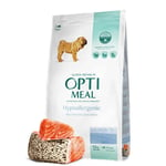 OPTIMEAL Dog Adult & Senior Medium & Maxi Breed Hypoallergenic Salmon Tørrfôr til hund 12 kg