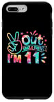 iPhone 7 Plus/8 Plus Kids Peace Out Single Digits I'm 11 Years Old Birthday Gifts Case