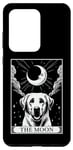 Coque pour Galaxy S20 Ultra Carte de tarot vintage croissant de lune labrador retriever chien maman