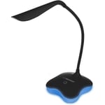 Skrivbordslampa - ESPERANZA - MIMOSA Svart - LED 3W - Rörlig arm - Specialfilter