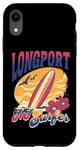 iPhone XR New Jersey Surfer Longport NJ Surfing Beach Sand Boardwalk Case