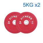 Barbell Weights Steel A Pair 5KG/10KG/15KG/20KG/ Olympic Weights 51mm/2inch Center Weight Plates For Gym Home Fitness Lifting Exercise Work Out Man and Woman (Color : 5KG/11lb x2)