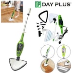 Electric 10-in-1 Hot Steam Cleaner Mop Handheld Upright Floor Carpet Washer Home