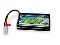 Carson 500608229 9.6V / 1500mAh NiMH Power Battery TAM - Rechargeable, avec Prise Tamiya, Pack Batterie pour Voiture RC, Batterie de Rechange véhicule télécommandé, Haute qualité, modélisme