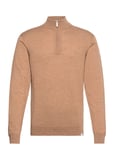 Greyson Half-Zip Merino Knit Beige Les Deux