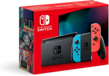 Nintendo Switch OLED 64GB Neon Blue/Red Console Game Video Game -  Neon (Switch)