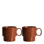 Sagaform - Coffee & More tekrus 50 cl 2 stk terrakotta