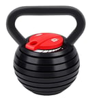 Svart Kettlebell 9kg Justerbar