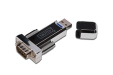 DIGITUS USB vers adaptateur série - Convertisseur RS232 - USB 1.1 Type-A vers DSUB 9M - Chipset PL2303RA - Câble d'extension
