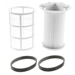 S109 Type Post Motor HEPA Filter + Belts for HOOVER HURRICANE HL2005 HL2104