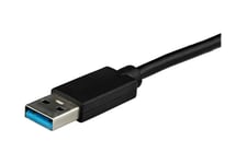 StarTech.com USB 3.0 till HDMI-adapter - 1080p (1920x1200) - Tunn/kompakt USB Type-A till HDMI-skärmadapterkonverterare - Externt video- och grafikkort - Svart - Endast Windows - adapterkabel - HDMI / USB - TAA-kompatibel - 19 cm