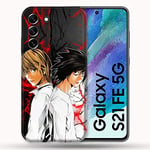 Coque pour Samsung Galaxy S21 FE / S21FE Manga Death Note Duo