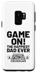 Galaxy S9 Game On The Happiest Dad Ever Board Game Chess Player Case