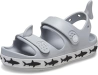 Crocs Boy's Unisex Kids Crocband Cruiser Sandal T, Shark (Light Grey), 5 UK Child
