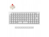 Keychron - Q15 Max Qmk Wireless Custom Mechanical Keyboard Fully Assembled Knob / White / Gateron Jupiter Red