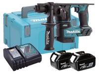 MAKITA 18V BRUSHLESS ROTARY HAMMER DRILL 17MM - DHR171 - 5.0AH PACK