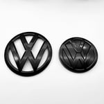 Passar Volkswagen Golf 7.5 generation GOLF 7.5 bil logotyp modifiering svart front och bak logotyp MK7.5 grillkåpa logotyp ersättning 2018 - 2020