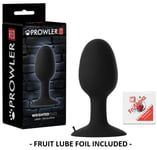 PROWLER RED Butt Plug LARGE Weighted 4 Inch Black Anal Sex Toy DISCREET P&P