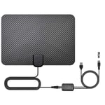 HDTV Antenna 4K Digital HDTV Aerial Indoor Amplified Antenna 1280 Miles Range for Life Local Channels Broadcast