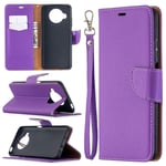 Hülle® Flip Wallet Case Compatible for Xiaomi Mi 10T Lite 5G (Purple)