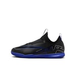 NIKE Zoom Vapor 15 Sneaker, Black Chrome Hyper Royal, 3.5 UK