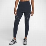 NIKE POWER 2in1 MID RISE TRAINING TIGHTS SIZE XS (908328 475) OBSIDIAN
