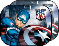 Marvel Captain America Solskjerm, 2-pack Flerfarget