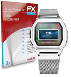 atFoliX 3x Screen Protection Film for Casio A1000M-1BEF Screen Protector clear