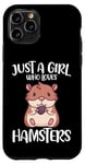 Coque pour iPhone 11 Pro Just A Girl Who Loves Hamster doré pour rongeur