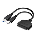 iTree USB 3.0 To SATA 22 Pin 2.5 Inch Hard Disk Drive SSD Adapter Connector Cable, Plug & Play, Supports All Windows & Mac