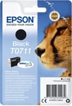 Epson T0711 Cheetah Black Original Ink Cartridge (C13T07114011) Stylus DX4000
