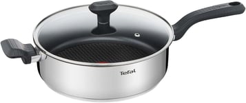Tefal Comfort Max 26cm Stainless Steel Non-stick Saute Pan and Lid, C9773314