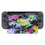 playvital Watercolour Splash Patterned Custom Protective Case for Nintendo Switch Charging Dock, Dust Anti Scratch Dust Hard Cover for Nintendo Switch Dock - Dock NOT Included