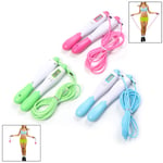 Digital Counting Jump Rope Electronic Calorie Fitness Wireless S Pink