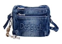 Desigual Axelremsväska blå för kvinnor - Mone Crossbody Bag Denim Medium Wash 300216