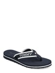 Hilfiger Webbing Pool Slide Shoes Summer Shoes Sandals Flip Flops Navy Tommy Hilfiger