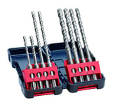 Bosch Professional 8x SDS plus-3 Drill Bit Set (for Concrete, in Tough Box, Ø 5–10 mm, Accessories Rotary Hammer Drills)